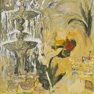 Transitional Course, 2009, Oil on paper, 151.5’’ x 126.5’’