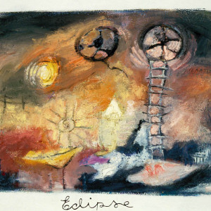 Eclipse, 2001, oil on handmade paper, 48’’ x 30’’